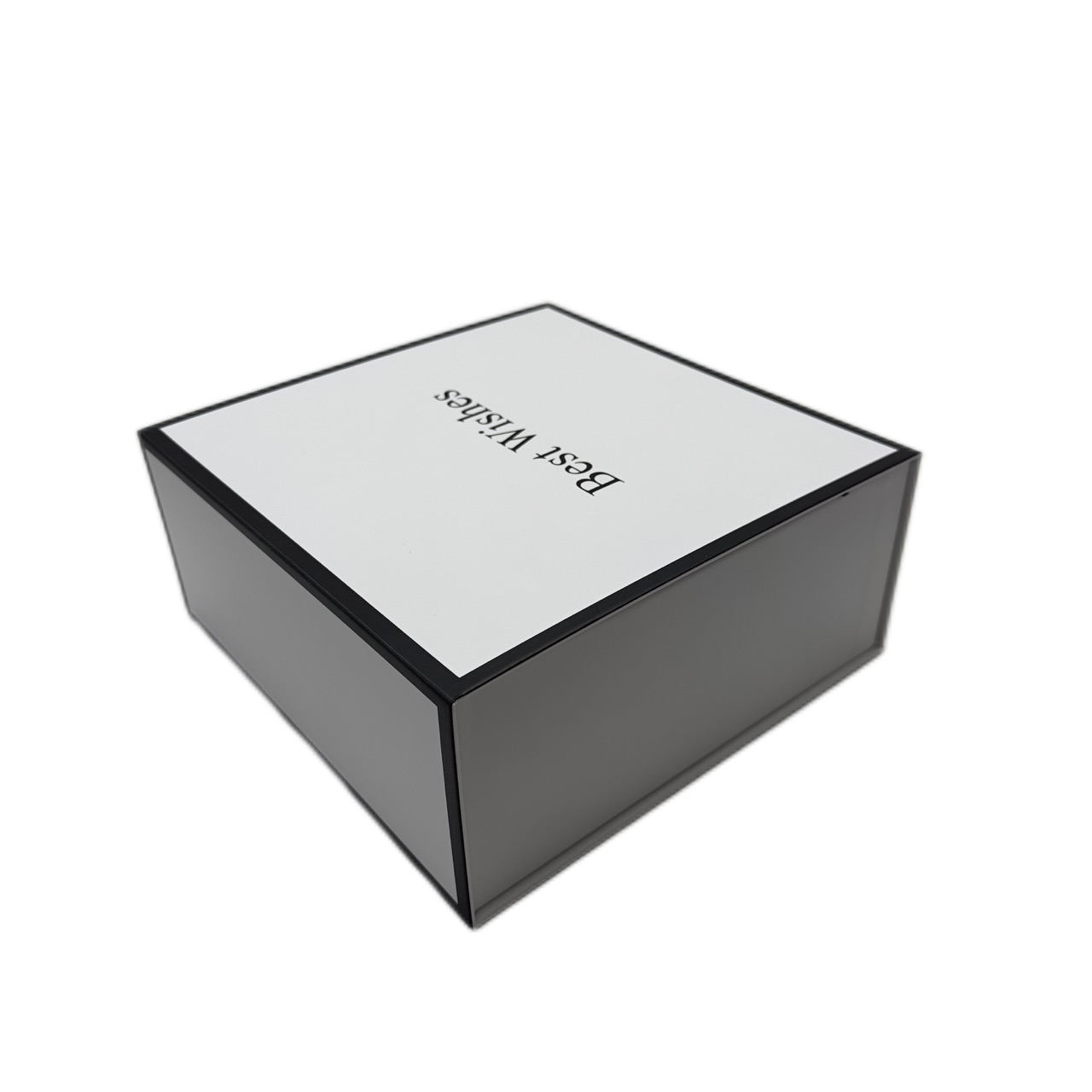 Elegant White Custom Design Rigid Cardboard Packaging Magnetic Gift Box ...